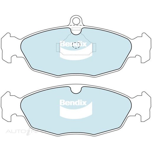 Bendix Ceramic Front Brake Pads - DB1275-GCT