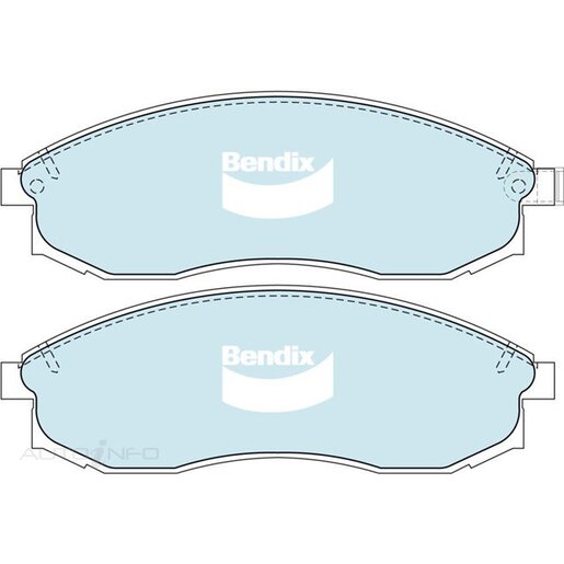 Bendix Front Brake Pads - DB1308-GCT