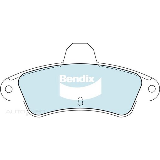 Bendix Ceramic Rear Brake Pads - DB1313-GCT