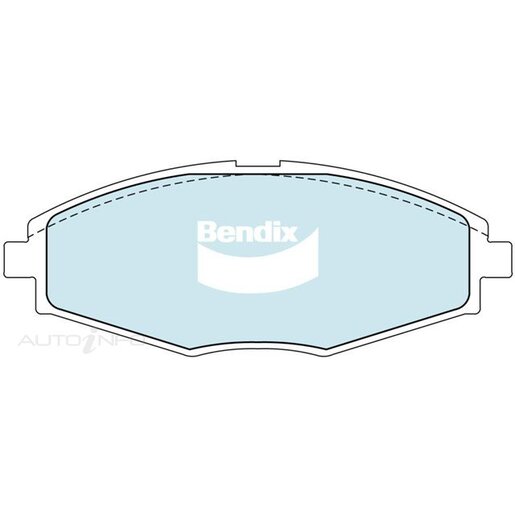 Bendix Ceramic Front Brake Pads - DB1368-GCT