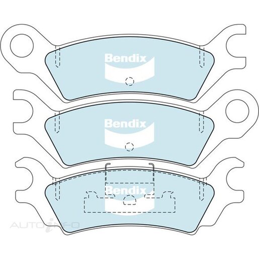 Bendix Rear Brake Pads - DB279-GCT