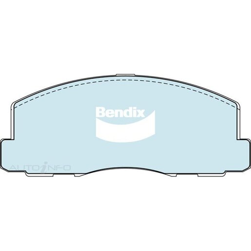 Bendix Ceramic Front Brake Pads - DB319-GCT