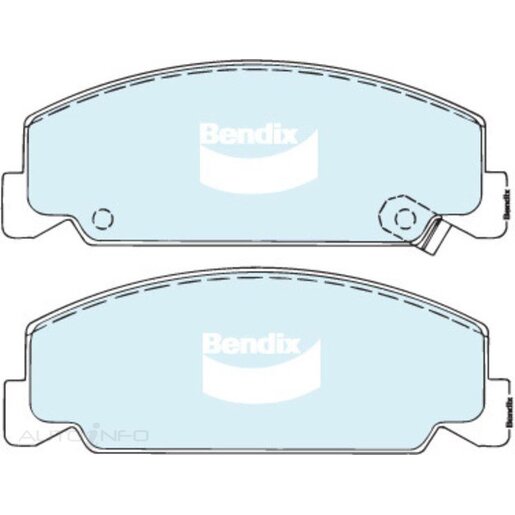 Bendix Ceramic Front Brake Pads - DB390-GCT