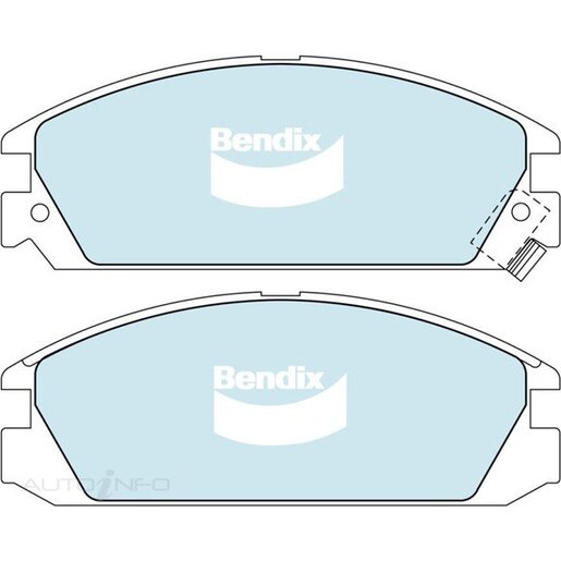 Bendix Ceramic Front Brake Pads - DB429-GCT