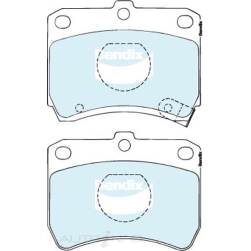 Bendix Ceramic Front Brake Pads - DB442-GCT