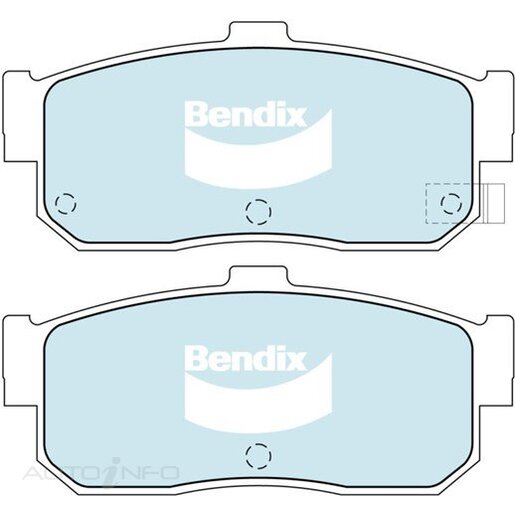 Bendix Rear Brake Pads - DB1247-HD