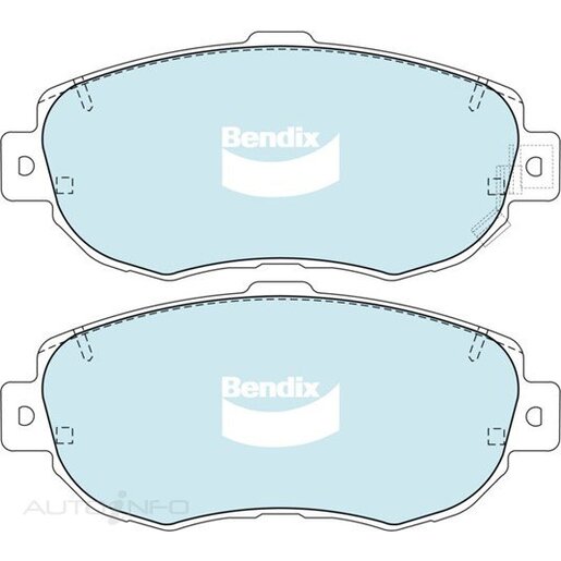 Bendix Front Brake Pads - DB1395-HD