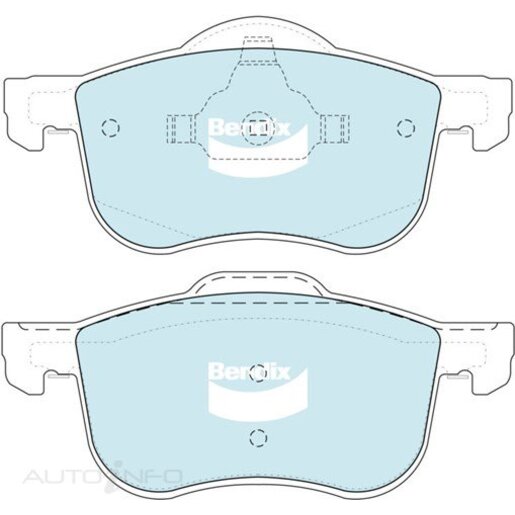 Bendix Front Brake Pads - DB1445-HD