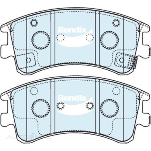 Bendix Front Brake Pads - DB1484-HD