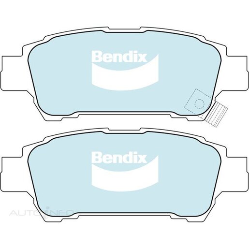 Bendix Rear Brake Pads - DB1660-HD