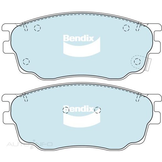 Bendix Front Brake Pads - DB1682-HD