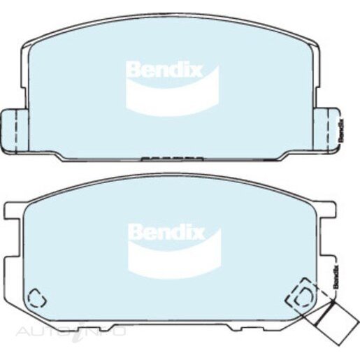 Bendix Front Brake Pads - DB398-HD