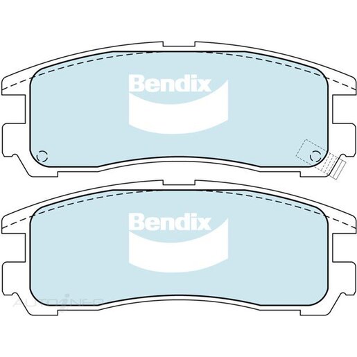 Bendix Ceramic Rear Brake Pads - DB1239-GCT