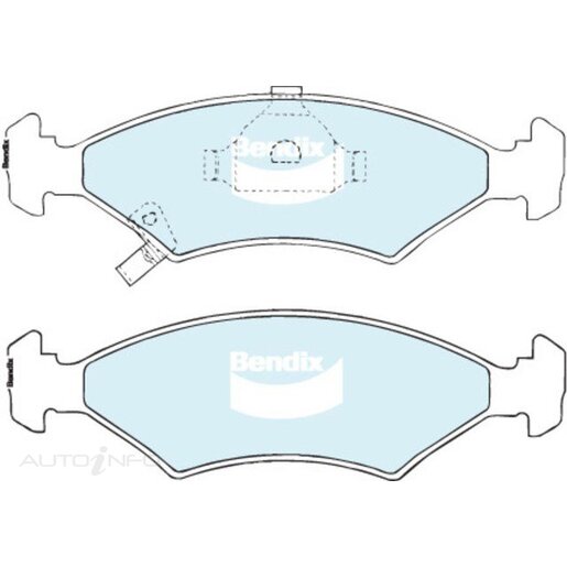 Bendix Front Brake Pads - DB1335-GCT