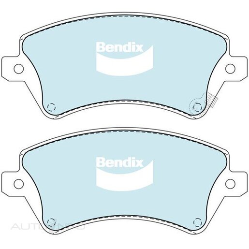 Bendix Ceramic Front Brake Pads - DB1714-GCT