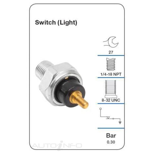 Tridon Engine Oil Pressure Switch - TPS012