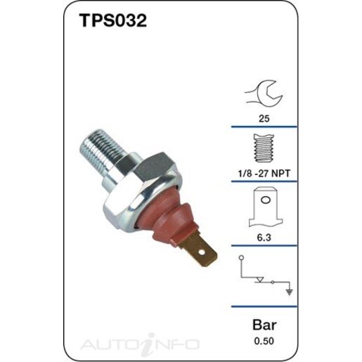 Tridon Engine Oil Pressure Switch - TPS032