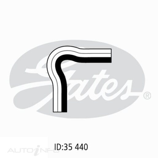 Gates Upper Radiator Hose - 05-1315