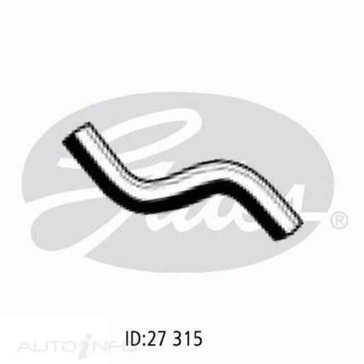 Gates Upper Radiator Hose - 05-1607