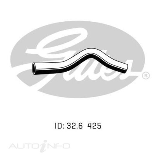 Gates Upper Radiator Hose - 05-1646