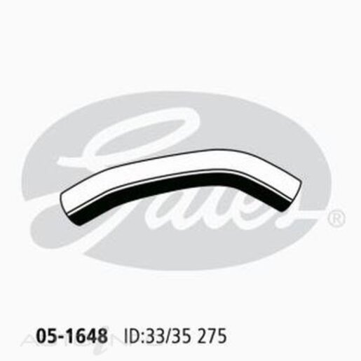 Gates Upper Radiator Hose - 05-1648