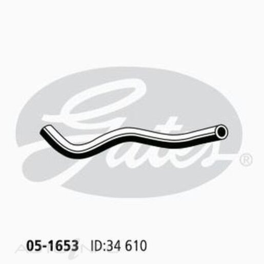 Gates Upper Radiator Hose - 05-1653