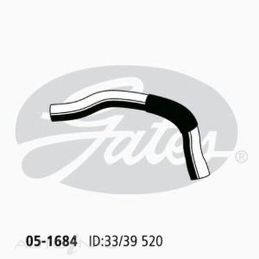 Gates Lower Radiator Hose - 05-1684