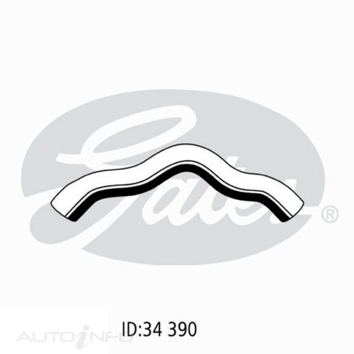 Gates Upper Radiator Hose - 05-1705