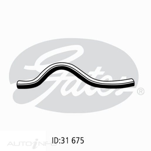 Gates Lower Radiator Hose - 05-1715