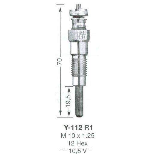 NGK Diesel Glow Plug - Y-112R1