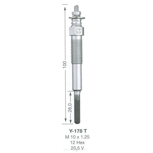 NGK Diesel Glow Plug - Y-178T