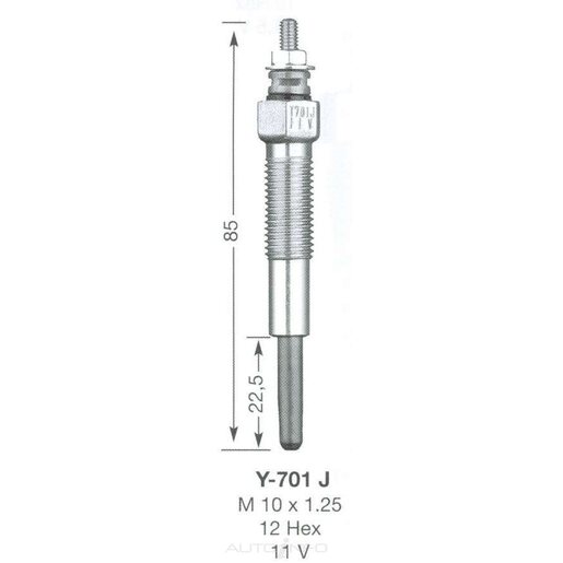 NGK Diesel Glow Plug - Y-274