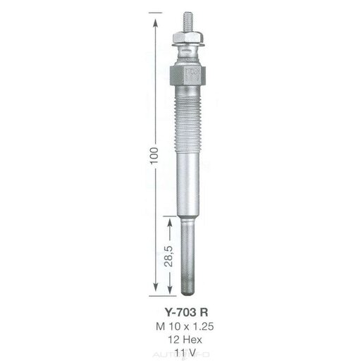 NGK Diesel Glow Plug - Y-703R