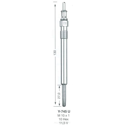 NGK Diesel Glow Plug - Y-745U