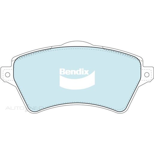 Bendix Front Brake Pads - DB1506-4WD