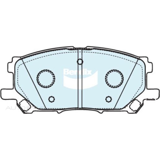 Bendix 4WD Front Brake Pads - DB1517-4WD