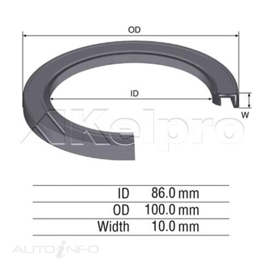 Kelpro Crankshaft Rear Seal (Rear Main Seal) - 97646