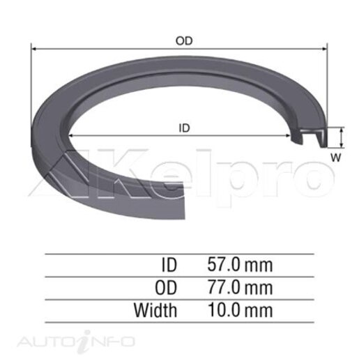 Kelpro Crankshaft Rear Seal (Rear Main Seal) - 97735