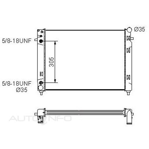 Protex Radiator - RADH088