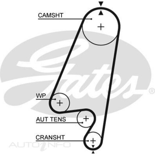 Gates Timing Belt - T1022