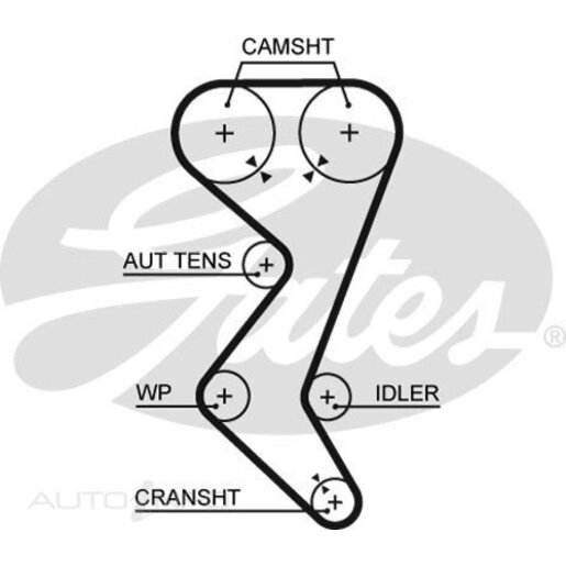 Gates Timing Belt - T1503