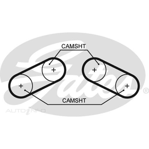 Gates Timing Belt Cam to Cam - T326