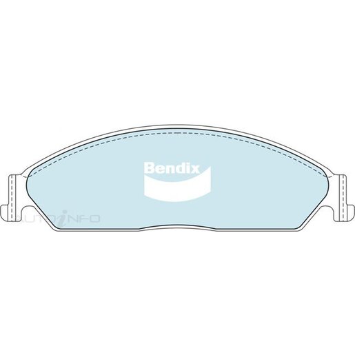 Bendix 4WD Front Brake Pads - DB1473-4WD