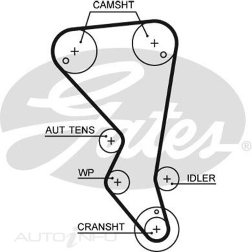 Gates Timing Belt - T1583