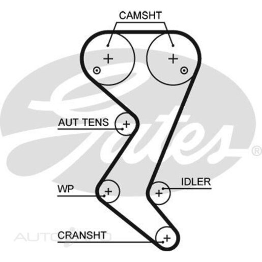 Gates Timing Belt - T1605