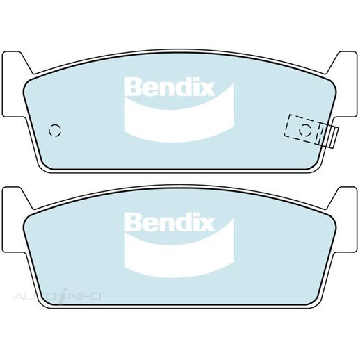 Bendix Front Brake Pads - DB11-GCT