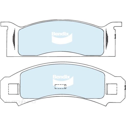 Bendix Ceramic Front Brake Pads - DB1001-GCT