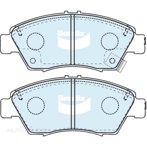 Bendix Front Brake Pads - DB1662-GCT