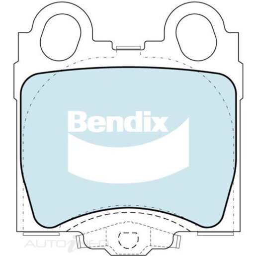 Bendix Rear Brake Pads - DB1416-GCT