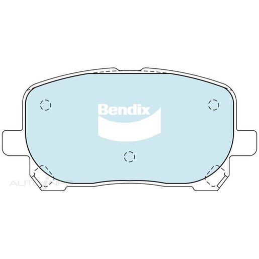 Bendix Ceramic Front Brake Pads - DB1487-GCT